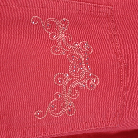 Lee Women's Classic Fit At The Waist Coral Tango High Rise Straight Leg Jeans - Picture 5 of 8